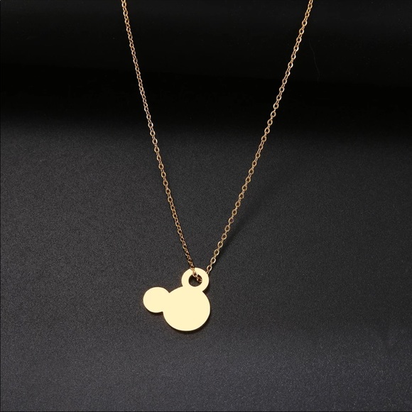 GELRY Jewelry - GOLD  Minimalist Mickey ♡ Stainless Steel Necklace GIFT